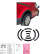 Ensemble d'élargisseurs d'ailes à usage unique (garnitures) pour Volkswagen Caddy MK4 2015-2020 (empattement c, Vignette 4