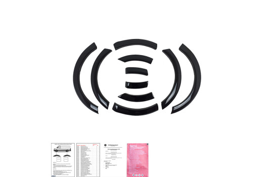 Ensemble d'élargisseurs d'ailes à usage unique (garnitures) pour Volkswagen Caddy MK4 2015-2020 (empattement c, Image 5