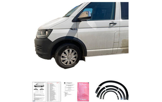 Ensemble d'élargisseurs d'ailes à usage unique (garnitures) pour Volkswagen Transporter T6 2015-2019, Image 3