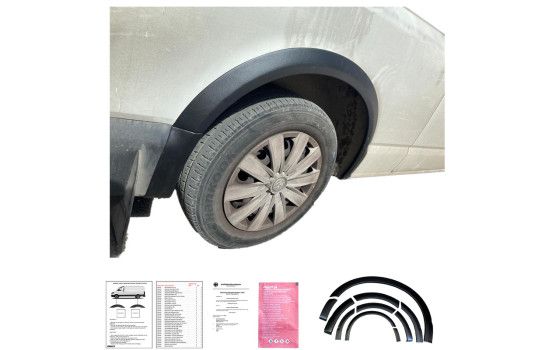 Ensemble d'élargisseurs d'ailes à usage unique (garnitures) pour Volkswagen Transporter T6 2015-2019, Image 4