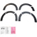 Ensemble d'extensions d'ailes unidirectionnelles (garnitures) adaptées au Volkswagen Transporter T7 2024- (empa