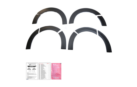 Ensemble d'extensions d'ailes unidirectionnelles (garnitures) adaptées au Volkswagen Transporter T7 2024- (empa