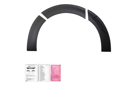 Ensemble d'extensions d'ailes unidirectionnelles (garnitures) adaptées au Volkswagen Transporter T7 2024- (empa, Image 2