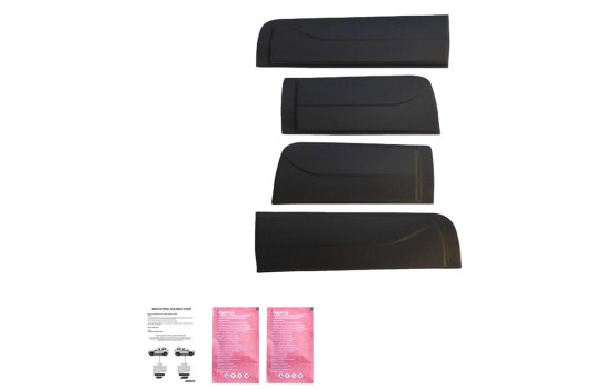 Ensemble de panneaux de porte à usage unique pour Ford Ranger T6/T7/T8 2012-2022 - Noir mat, Image 6