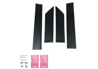 Ensemble de panneaux de porte Oneway pour Dacia Sandero Stepway II (B52) 2012-2020 - Noir mat