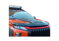 Prise d'air de capot unidirectionnelle (scoop) pour Mitsubishi L200 Triton 6 2019- - Noir mat