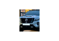 Prise d'air de capot unidirectionnelle (scoop) pour Nissan Navara D23 NP300 2014-2021 - Noir mat
