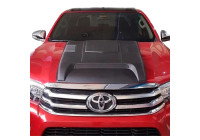 Prise d'air de capot unidirectionnelle (scoop) pour Toyota Hilux 8e génération 2015-2020 - Noir mat