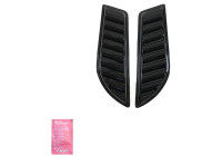 Prises d'air de capot universelles pour pick-up 4x4 - Noir brillant