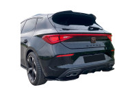 Jupes de pare-chocs arrière Oneway (coins) pour Cupra Leon HB 2020- - Version 2 - Noir brillant