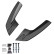 Jupes de pare-chocs arrière unidirectionnelles (angles) pour Audi S3 8V Berline 2013-2016 - Noir brillant, Vignette 5