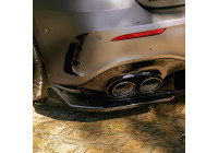 Jupes de pare-chocs arrière unidirectionnelles (coins) Mercedes Classe A (W177) A45 S Aero Pack 2019-2023 et FL 2023