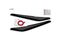 Spoilers de phare sur mesure pour Audi Q2 (GA) 2016- (ABS Noir Brillant)