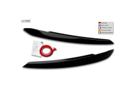 Spoilers de phare sur mesure pour Volkswagen Touran (5T) 2015- (Hallogène) (ABS Noir Brillant)