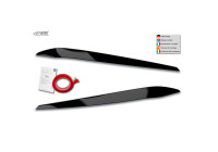 Spoilers de phare sur mesure pour Volkswagen Touran (5T) 2015- (LED) (ABS Noir Brillant)