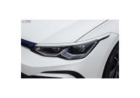 Spoilers de phares adaptés à Volkswagen Golf VIII (CD) 2020- (ABS)