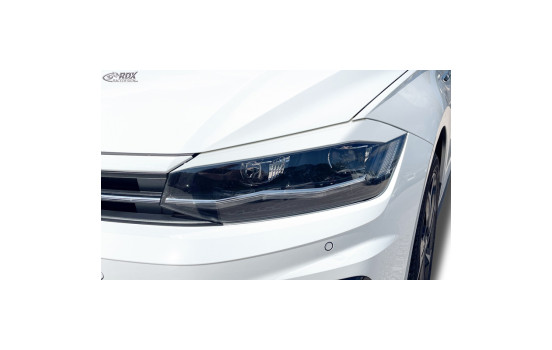 Spoilers de phares adaptés à Volkswagen Polo (AW) 2017- (ABS)
