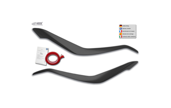 Spoilers de phares adaptés pour Kia Sportage 2015-2022 (ABS), Image 3