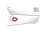 Spoilers de phares sur mesure pour Ford Transit Custom & Tourneo Custom Facelift 2018 - (ABS Blanc Brillant)