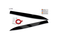 Spoilers de phares sur mesure pour Mercedes Classe A (W176) 2012-2019 (ABS Noir Brillant)