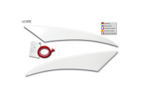 Spoilers de phares sur mesure pour Volkswagen Crafter 2006-2017 (ABS blanc brillant)