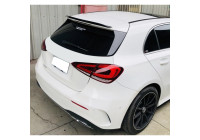 Becquet de toit AutoStyle (capuchon de becquet) pour Mercedes Classe A W177 2018- (ABS noir brillant)