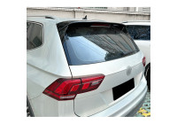 Becquet de toit (Spoiler Cap) sur mesure pour Volkswagen Tiguan II 2016-2024 excl. R/R-Line (ABS Noir brillant