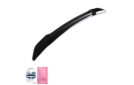 Becquet de toit unidirectionnel (capuchon) pour BMW X3 M-Pack/M40d/M40i G01 2018- - Noir brillant