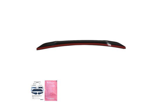 Becquet de toit unidirectionnel (capuchon) pour BMW X3 M-Pack/M40d/M40i G01 2018- - Noir brillant, Image 3