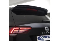 Becquet de toit unidirectionnel (capuchon) pour Volkswagen Tiguan II R-Line 2016-2020 - Noir brillant