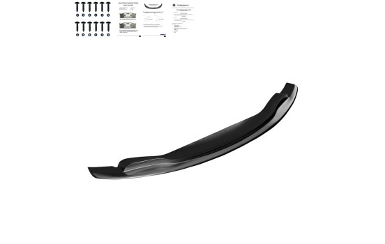 Becquet avant unidirectionnel pour BMW M3 E92 Coupé/E93 Cabriolet 2007-2013 - Noir brillant, Image 5