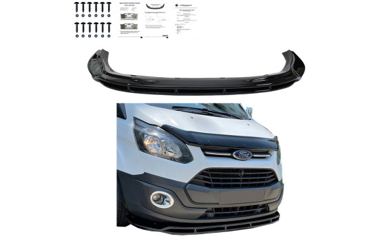 Becquet avant unidirectionnel pour Ford Transit Custom MK1 2012-2018 – Noir brillant, Image 3