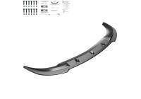 Becquet avant unidirectionnel pour Mercedes Sprinter W907 2018- - Version 2 - Noir brillant