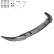 Becquet avant unidirectionnel pour Mercedes Sprinter W907 2018- - Version 2 - Noir brillant