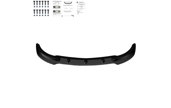 Becquet avant unidirectionnel pour Mercedes Sprinter W907 2018- - Version 2 - Noir brillant, Image 2