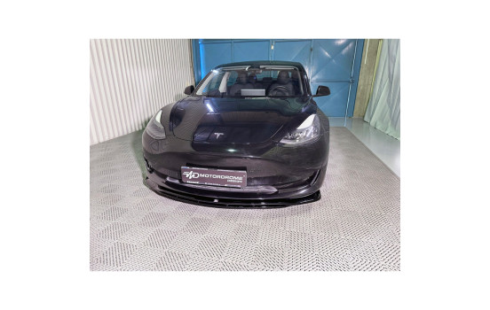 Becquet avant V.2 pour Tesla Model 3 2017-2023 (ABS noir brillant), Image 4