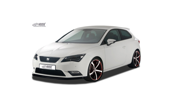 Spoiler avant Seat Leon 5F SC / 5 portes / ST 2013- sans FR / Cupra (ABS noir brillant), Image 3