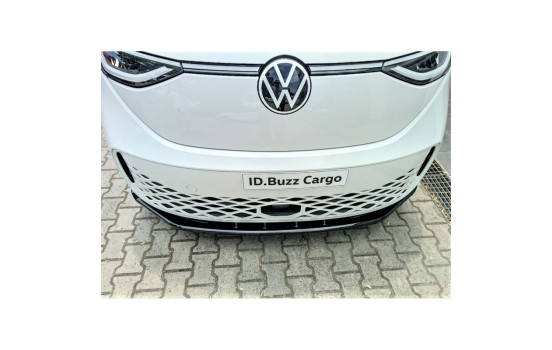 Spoiler avant sur mesure pour Volkswagen ID.Buzz (Bus/Cargo) 2022- (ABS noir brillant), Image 4