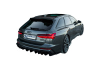 Diffuseur de pare-chocs arrière unidirectionnel pour Audi A6 S-Line/S6 C8 (berline/avant) 2018- - Brillant