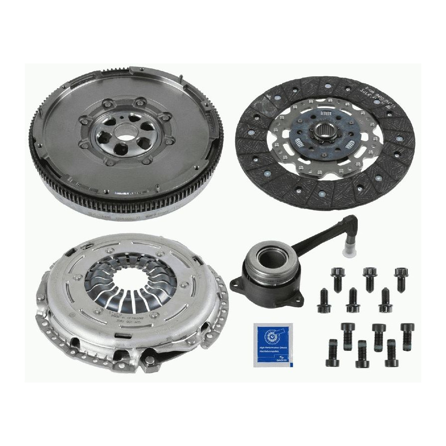 Kit Embrayage SACHS ZMS Modul Pour Peugeot 207, Citroën C3, 308 - Remplacement Complet Avec Graisse