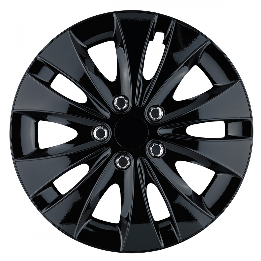 M MOTOS - Jeu De 4 Enjoliveurs 16 Pouces Flexibles Et Anti-Rayures – Installation Facile Sans Outil, Protection Anti-Décoloration Longue Durée
