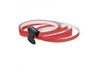 Foliatec PIN Striping pour jantes, y compris accessoire de montage - rouge néon - 4 bandes 6mmx2,15meter & 1 te