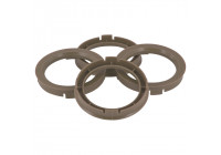 Anillos centradores TPI 70,1->66,6 mm gris 4 uds.