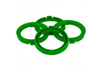 Anillos de centrado TPI 64,0->59,1 mm Verde 4 uds.