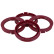 Anillos de centrado TPI 67,1->56,1 mm Rojo 4 uds., Miniatura 2
