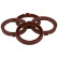 Anillos de centrado TPI 70,4->63,4 mm marrón 4 piezas., Miniatura 2