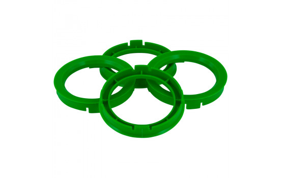 Anillos de centrado TPI 76,1->59,1 mm Verde 4 uds.