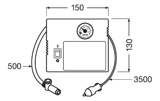 Kit de sellado de neumáticos Osram, Imagen 6