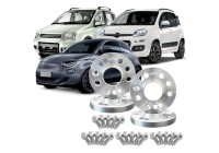 Juego de espaciadores de rueda de aluminio Simoni Racing - apto para varios modelos Fiat - 2x16 mm - 2x20 mm
