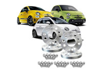 Juego de espaciadores de rueda de aluminio Simoni Racing para Abarth/Fiat 500 (incl. tornillos de rueda)